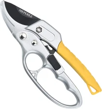 Ultra Sharp Germany Steel Pruning Shears - Cuts 3X Easier, Weak Hand Arthritis S