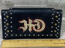 Vintage Women's Harley-Davidson HD Studded Leather Wallet