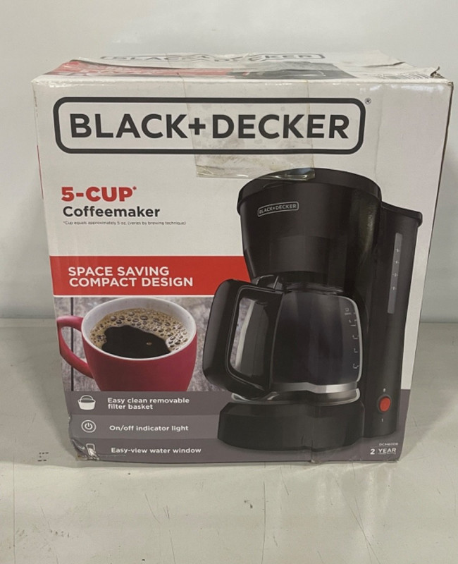 Black + Decker CM0700BZ 5 Cup Coffeemaker - Black