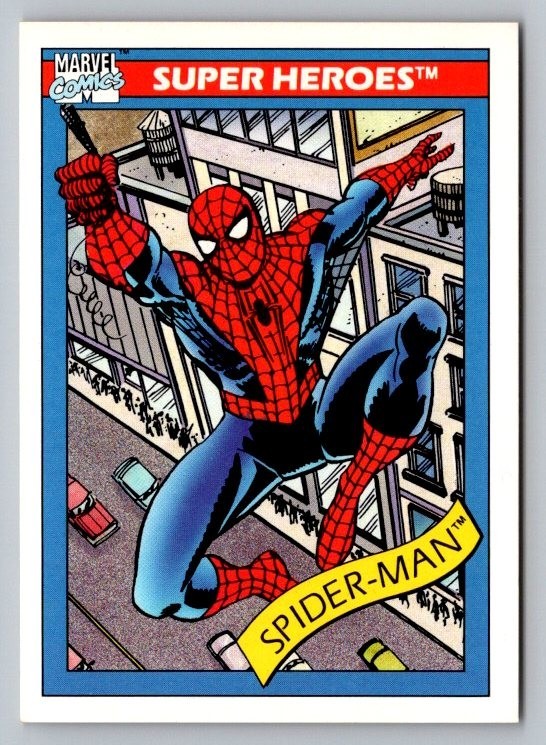 Action Hero Trading Card | 1990 Spider-Man Marvel Universe #29