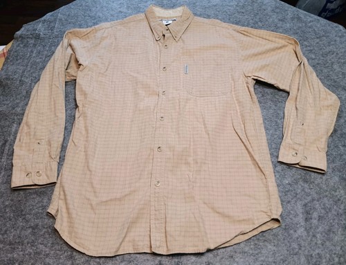 Lot 4 Columbia Men's Button Down L/S Plaid Shirt Lot Size L - Picture 6 of 11