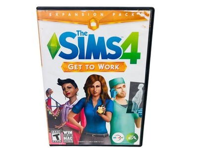 The Sims 4 Get To Work Expansion pack. Windows & Mac DVD-Rom