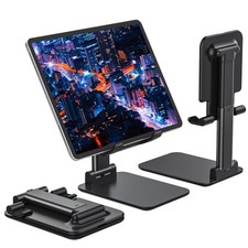 Tablet Stand Foldable Adjustable, Portable Monitor Stand 5.55 3.94" Wide, F...