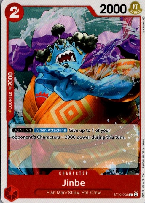 Ultra Deck: The Three Captains #ST10-005 Jinbe