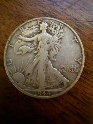 Walking Liberty Half Dollar - 1944 - 90% Silver