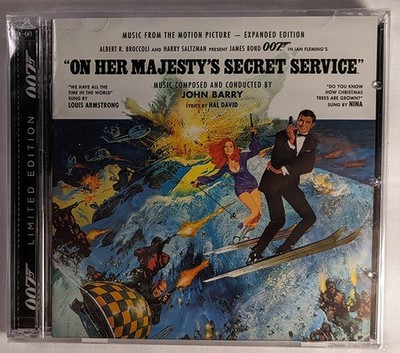 James Bond 007 EXPANDED EDITION 2 CD Soundtrack On Her Majesty's Secret Service