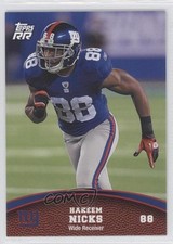 2011 Topps Rising Rookies Hakeem Nicks #45 0t3