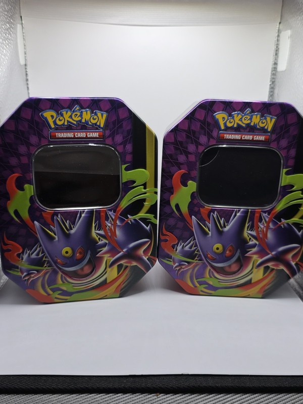 Pokémon Mega Gengar ex Moonlit Tin x2 EMPTY