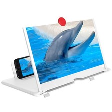 Phone Screen Magnifier, Screen Amplifier 3D HD Screen Projector with Foldable...