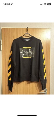 Original Off White Caravaggio Sweatshirt Größe S Slim Fit