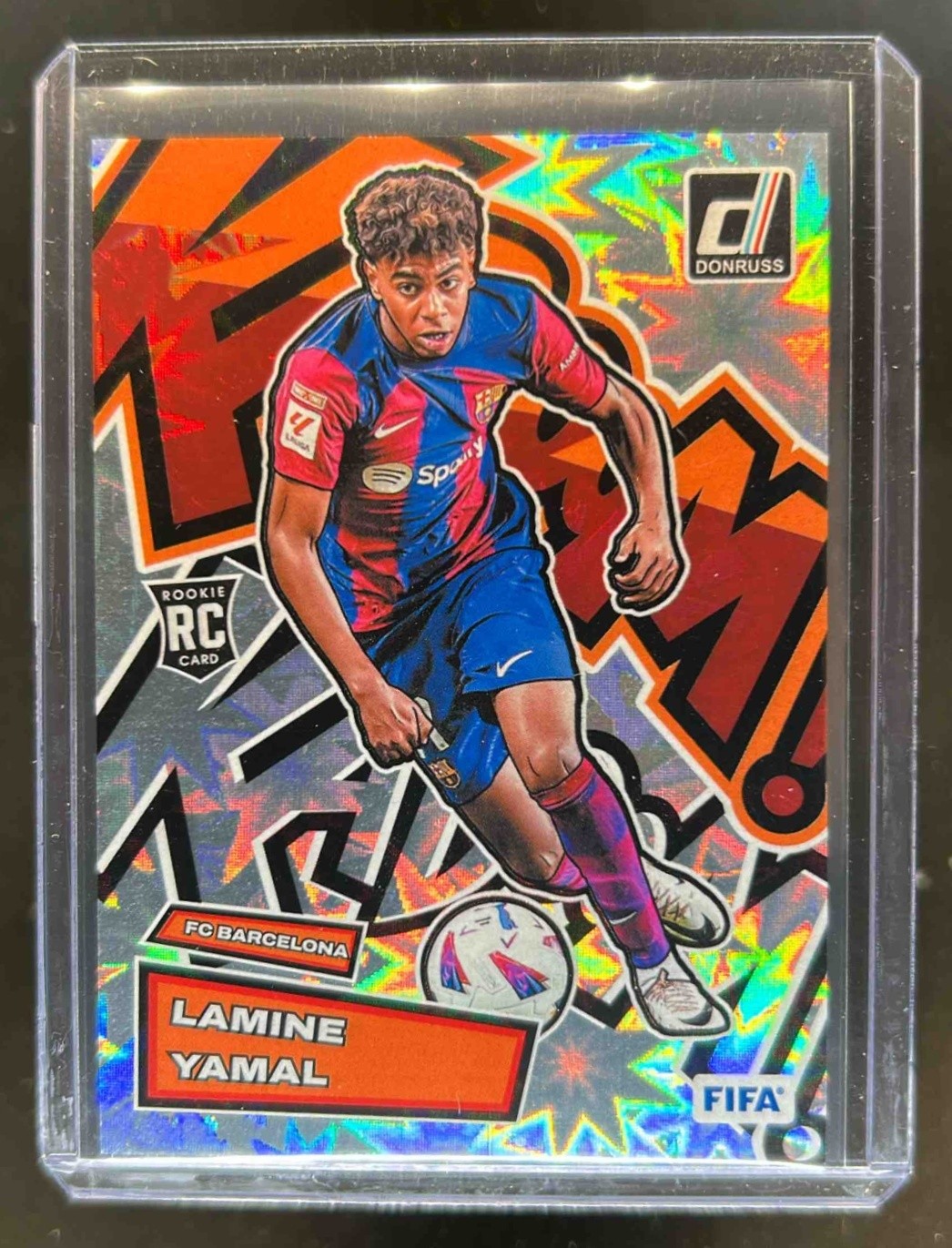 2023 Donruss Lamine Yamal Kaboom SSP RC Rookie #7 Barcelona