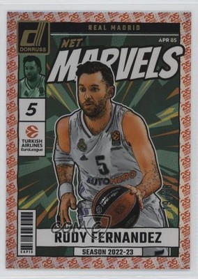 2024 Donruss EuroLeague Net Marvels 25th Anniversary /25 Rudy Fernandez #18 3d3