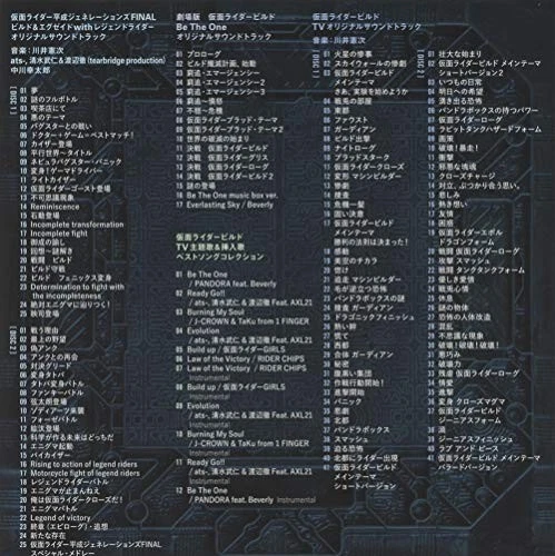 KAMEN RIDER BUILD Pandora box type CD box set (CD6 Disc + with toys) OST (JAPAN) - Image 3 of 3