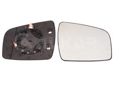 Spiegelglas Außenspiegel ALKAR 6472445 für ZAFIRA OPEL FAMILY A05 beheizbar M75