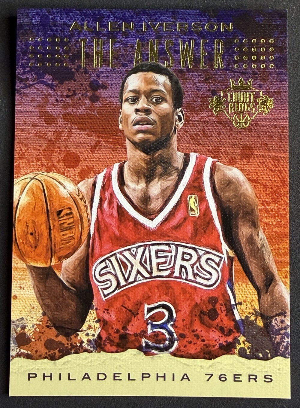 Allen Iverson 2016-17 Panini Court Kings AKA “THE ANSWER” #7 SSP