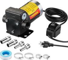 110V AC Self-priming Gasoline Fuel Oil Transfer Pump with Reversible Pumping