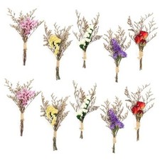 10PCS Mini Boho Dried Flower Bouquet Dried Flowers Small Bouquets Lovergrass