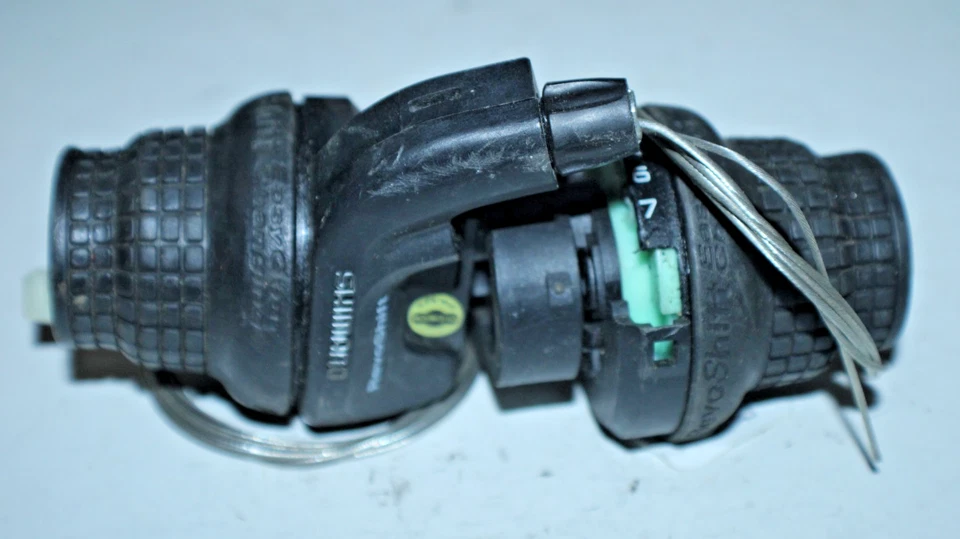 Shimano Revoshift Grip Shift Shifter Set Black 22.2mm 3x7 SL-RS35 Fast Shipper:) - Image 4 of 4