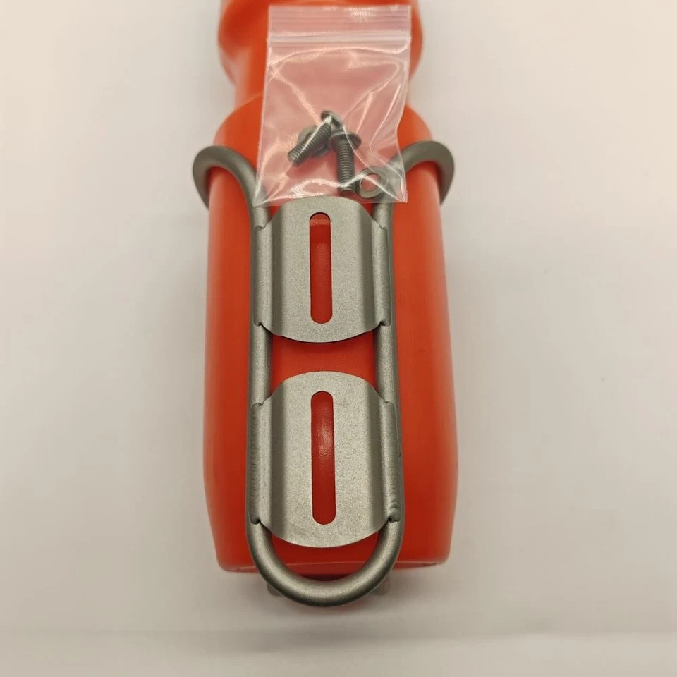 2 Pack Gray Titanium Tube Ultra Light Water Bottle Cage With Free M5 Ti Bolts - Image 4 of 4