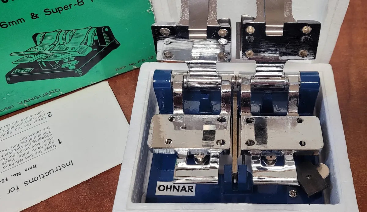 Ohnar Universal Film Splicer Model Vanguard Item FS-12 for 8mm 16mm S8mm NIB