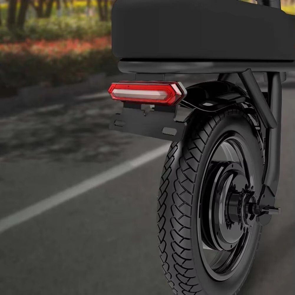 Kit Luce Posteriore E-bike 3 In 1 48V 60V – Freno, Indicatori Di Direzione Con Relay – Luce LED