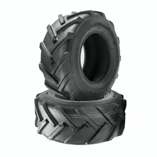Set 2 16X6.50-8 Lawn Mower Tractor Tires 4Ply Tubeless 16x6.5-8 Replacement Tyre