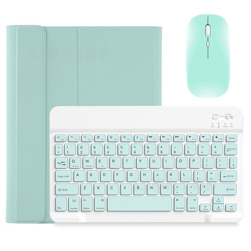 Bluetooth Keyboard Case Cover With Mouse For iPad 5/6/7/8th/9th Gen Air 5 4 Pro - Picture 10 of 16