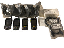LOT OF 4 MOTOROLA MC7596 WM6.5 1D/2D Barcode Scanner NEW 4X CHARGING CRADLE