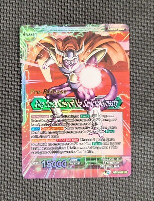 DBS Masters - King Cold, Ruler of the Galactic Dynasty - BT13-061 Prerelease ENG