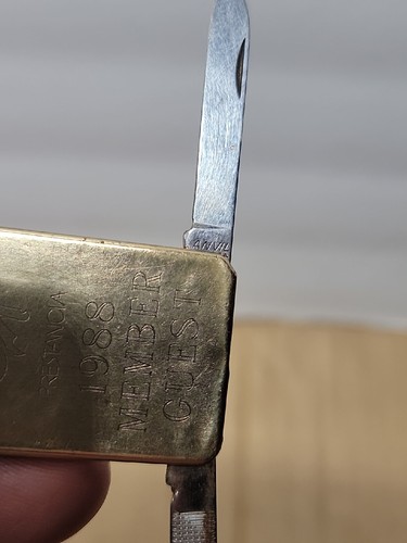 1988 TPC PRESTANCIA MEMBER GUEST Money Clip/Pen Knife /Sarasota,Fla. / 523-ys1 - Picture 9 of 12