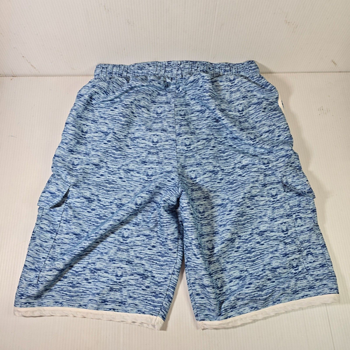 US Polo Assn Men’s Swim Shorts Blue Striped Size Medium - Picture 9 of 12