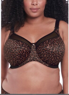 Goddess Kayla UK 40HH Wired Full Cup Side Support Good Control Animal Print