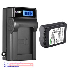 Kastar Battery LCD Wall Charger for CGA-S006 CGR-S006 Panasonic Lumix DMC-FZ35