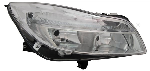 Right TYC 20-11763-05-2 Headlight for OPEL