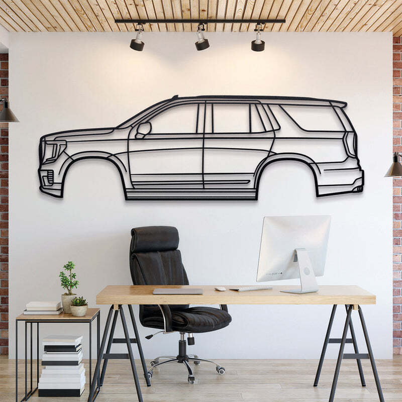 3D Acrylic Metal Car Poster - 2021 Yukon 5th Gen Wall Art Decor