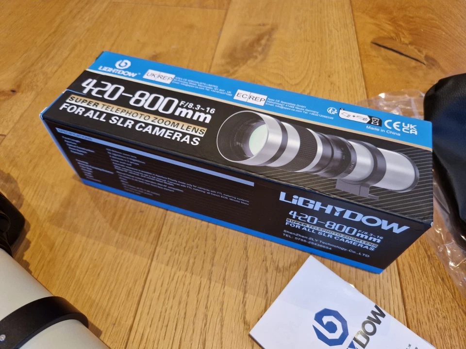 Canon EF fit 420-800mm lens for EOS camera  4000D 250d 90D 850D 750D (not 500mm) - Image 2 of 4