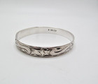 925 Sterling Silver Kuuipo Floral Leaf Tulip Filigree Fancy 9.5mm Wide Bracelet