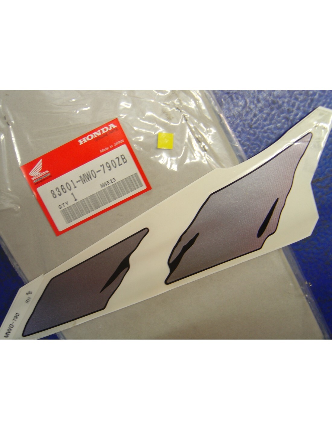Autocollant de qualité supérieure pour flanc de selle CBR900RRP 93 type 6