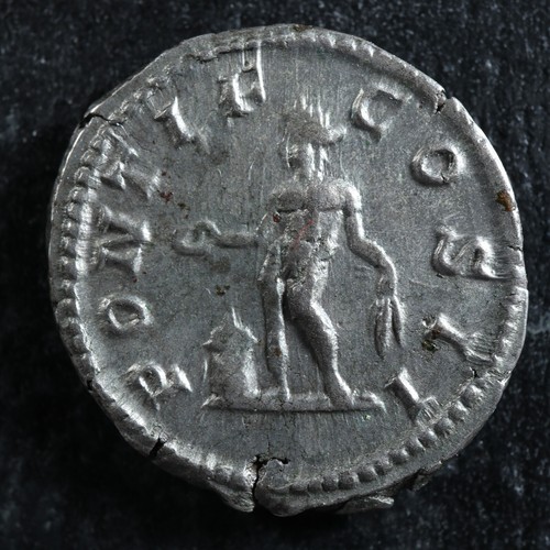 Geta Denarius 209 Rome RIC 59a Genius Denier - Picture 2 of 2