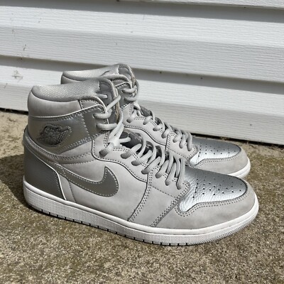 AIR JORDAN RETRO HIGH OG USED SIZE 10 CO JP METALLIC