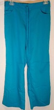 Greys Anatomy Womens Teal Scrub Pants Drawstring Medical Uniform XS