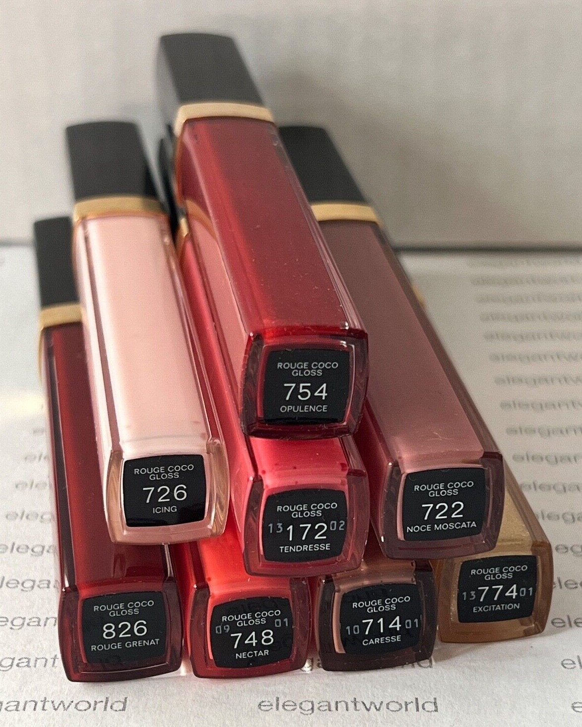 Chanel Rouge Coco Brillo Hidratante Brillo Labial ELIGE COLOR, 100% AUTÉNTICO