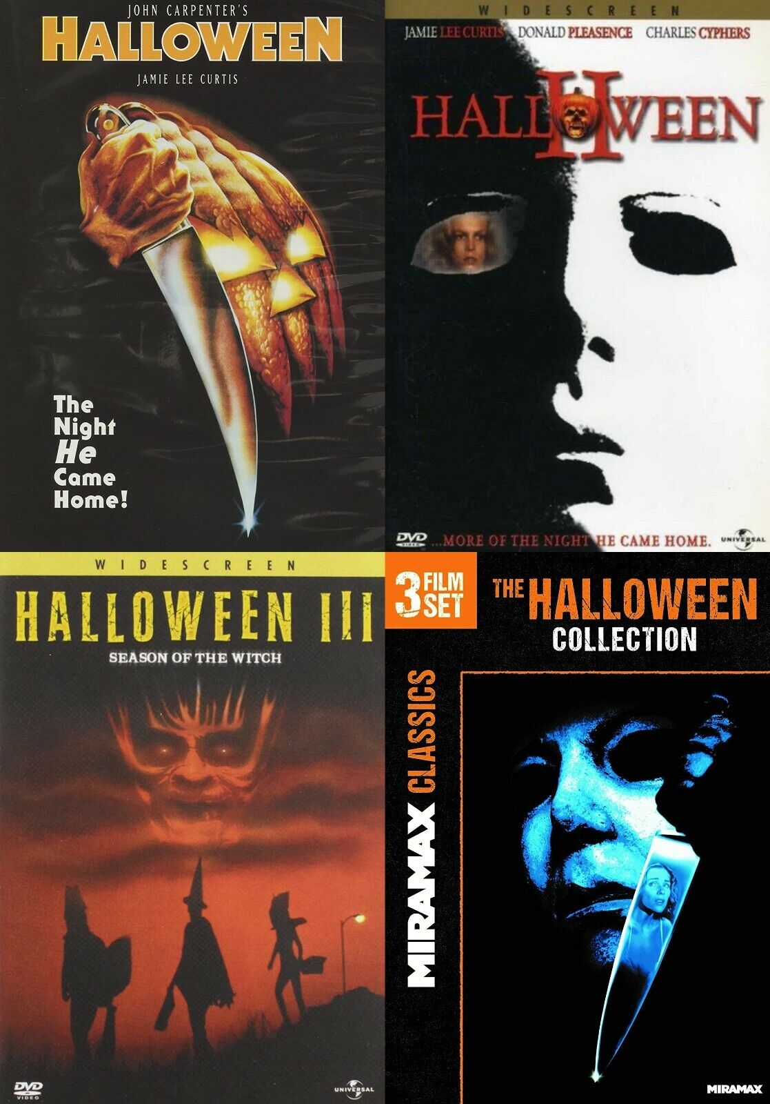 Halloween Film Series 6 Movie Collection NEW DVD BUNDLE SET (Jamie Lee  Curtis) | eBay