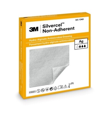 Silvercel nicht haftender Verband 11 cm x 11 cm x 10