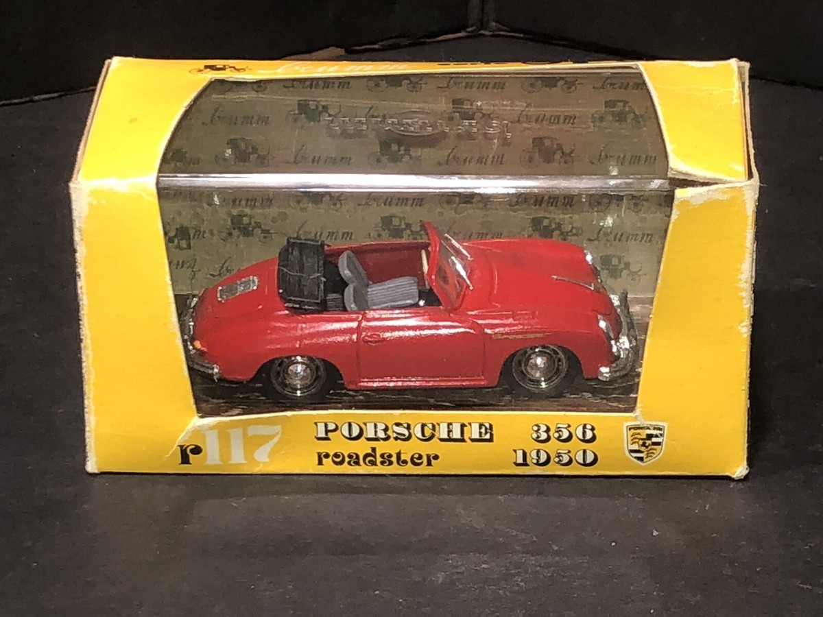 Brumm 1/43 Scale Metal Model - R117 PORSCHE 356 ROADSTER 1950 RED
