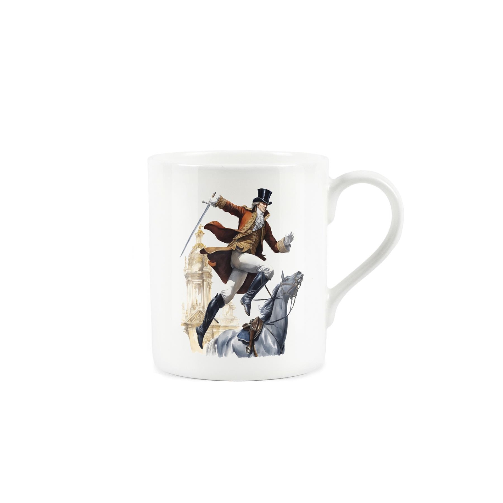 12 Days of Christmas Mug - Small Bone China Gift - Ten Lords A-Leaping