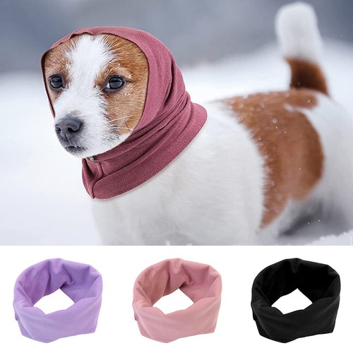 Beruhigende Haustier Ohrenbedeckung Haustier Kopfbedeckung Schalldicht Schal Hund Kapuze Ohrenschützer Warm