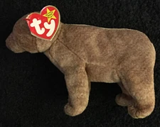 Ty Beanie Babies.  The Original “Pecan” The Bear.  #4251.  P.E. Pellets.  Rare!