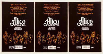 Alice Ever After 1A, 1B, 1F (1:10 J. Scott Campbell Virgin Variant