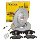 TEXTAR Bremsscheiben Ø 345mm Beläge Sensor für AUDI A4 S4 B8 S5 8T 8F 1LJ vorne